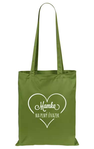 Látková taška Mamka na plný úvazek