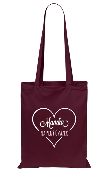 Látková taška Mamka na plný úvazek