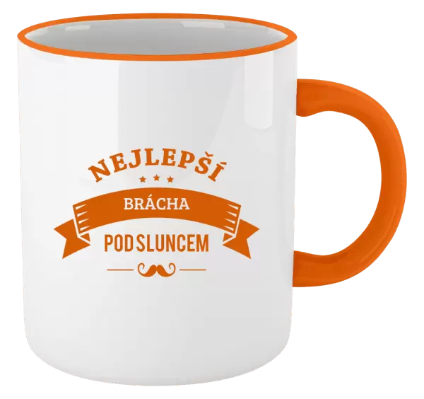 Hrnek Nejlepší brácha pod sluncem, knírek