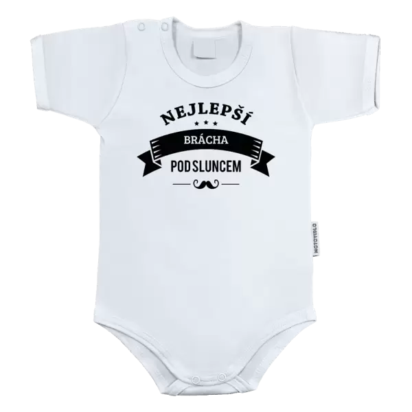 Dětské body Nejlepší brácha pod sluncem, knírek