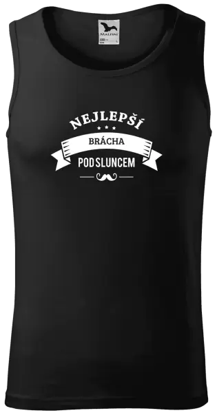 Pánské tílko Nejlepší brácha pod sluncem, knírek