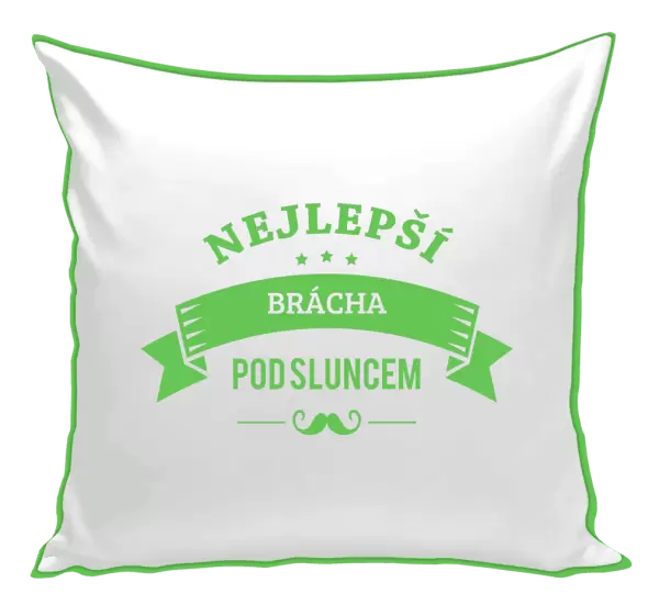 Polštář Nejlepší brácha pod sluncem, knírek