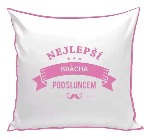 Polštář Nejlepší brácha pod sluncem, knírek