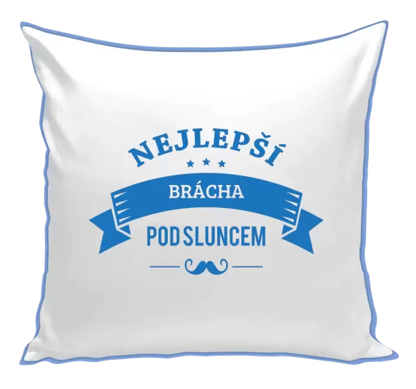 Polštář Nejlepší brácha pod sluncem, knírek