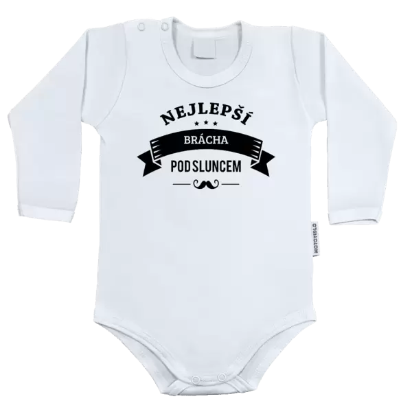 Dětské body Nejlepší brácha pod sluncem, knírek