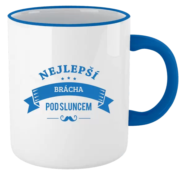 Hrnek Nejlepší brácha pod sluncem, knírek