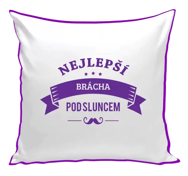 Polštář Nejlepší brácha pod sluncem, knírek
