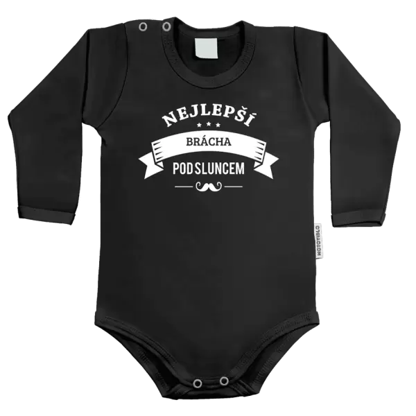 Dětské body Nejlepší brácha pod sluncem, knírek