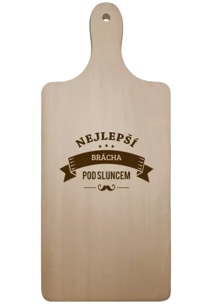 Prkénko Nejlepší brácha pod sluncem, knírek