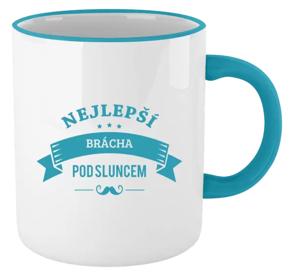 Hrnek Nejlepší brácha pod sluncem, knírek