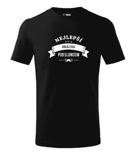 Dětské tričko Nejlepší brácha pod sluncem, knírek