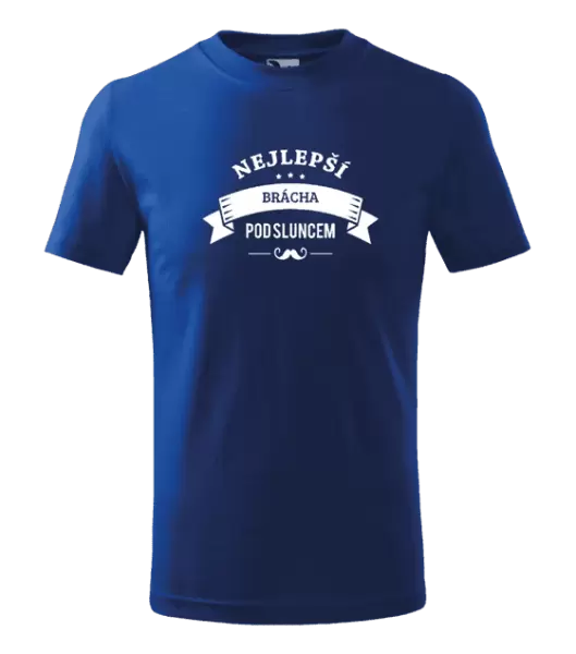 Dětské tričko Nejlepší brácha pod sluncem, knírek