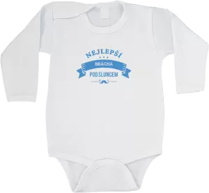 Dětské body Nejlepší brácha pod sluncem, knírek