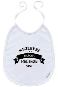 Dětský bryndák Nejlepší brácha pod sluncem, knírek