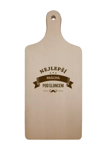 Prkénko Nejlepší brácha pod sluncem, knírek