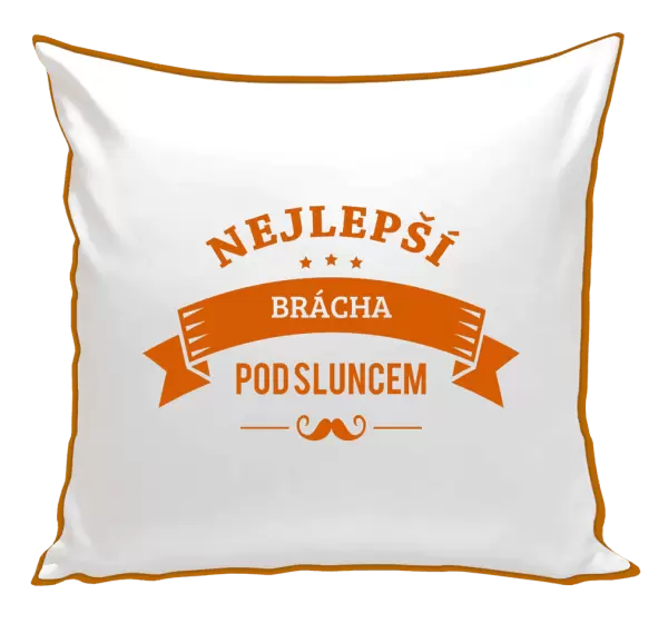 Polštář Nejlepší brácha pod sluncem, knírek