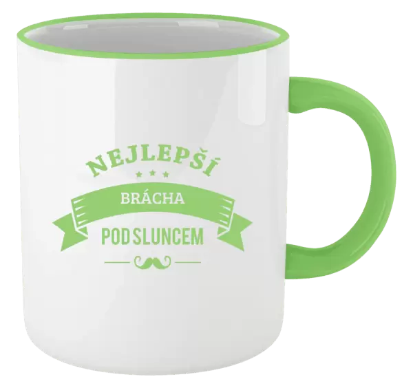 Hrnek Nejlepší brácha pod sluncem, knírek