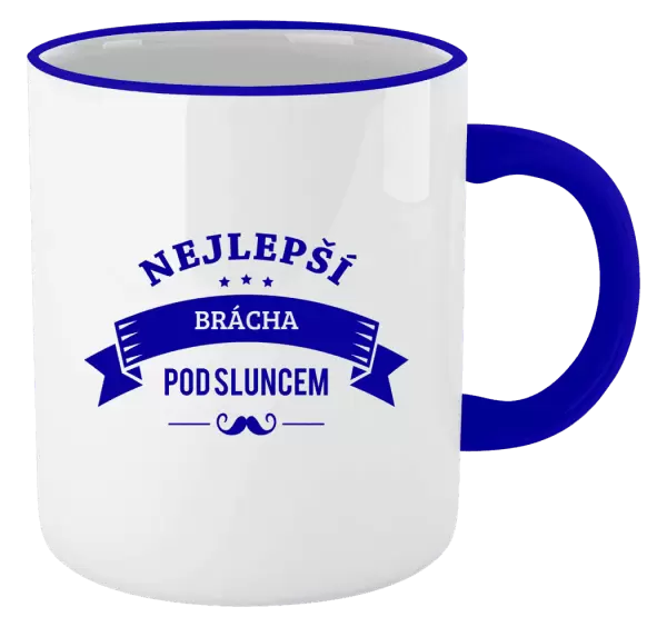 Hrnek Nejlepší brácha pod sluncem, knírek