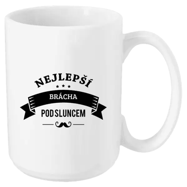 Hrnek Nejlepší brácha pod sluncem, knírek