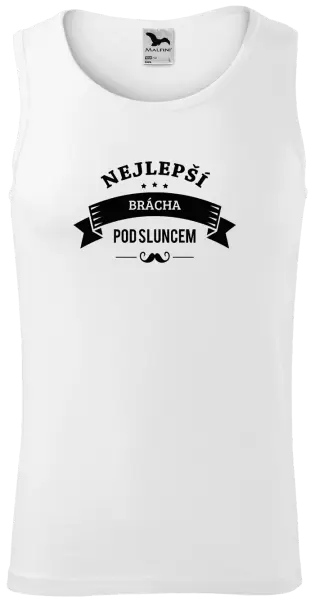 Pánské tílko Nejlepší brácha pod sluncem, knírek