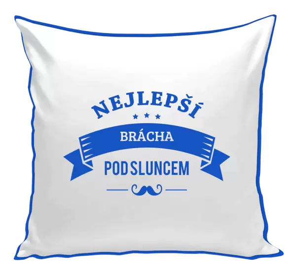 Polštář Nejlepší brácha pod sluncem, knírek