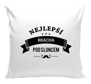 Polštář Nejlepší brácha pod sluncem, knírek