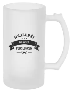 Půllitr Nejlepší brácha pod sluncem, knírek