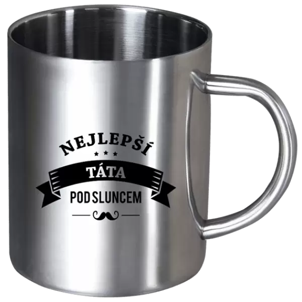 Nerezový hrnek Nejlepší táta pod sluncem