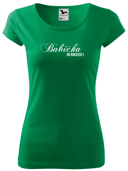 Dámské tričko Babička od roku ...