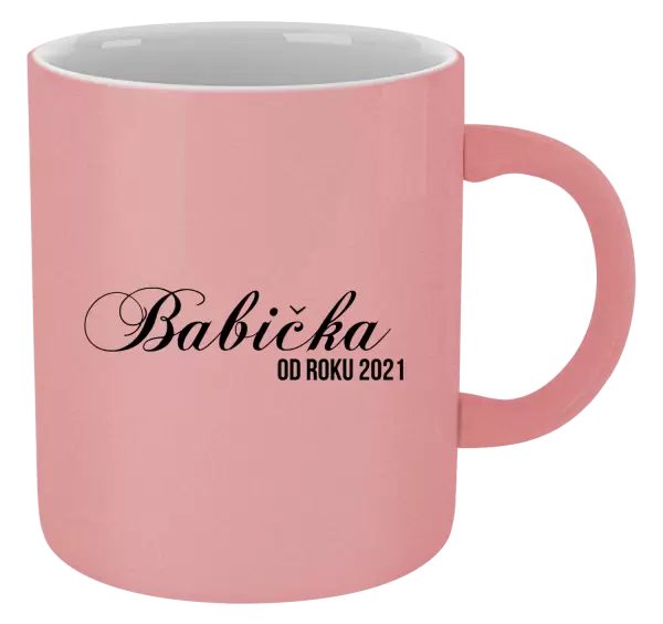 Metalický hrnek Babička od roku ...