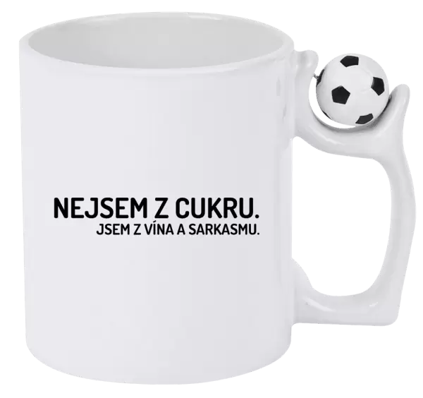 Hrnek Nejsem z cukru. Jsem z vína a sarkasmu.