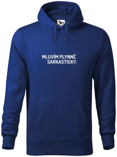 Pánská mikina Mluvím plynně sarkasticky