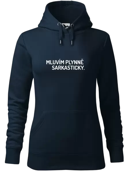 Dámská mikina Mluvím plynně sarkasticky