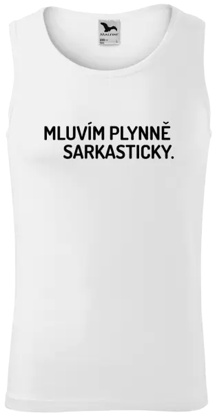 Pánské tílko Mluvím plynně sarkasticky