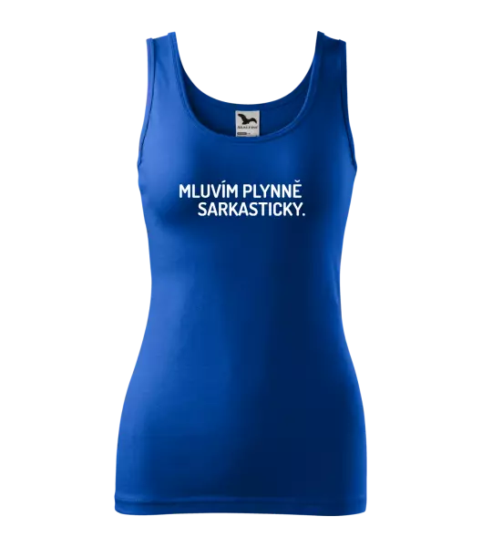 Dámské tílko Mluvím plynně sarkasticky