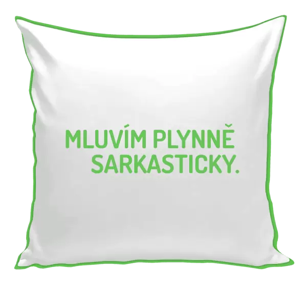 Polštář Mluvím plynně sarkasticky
