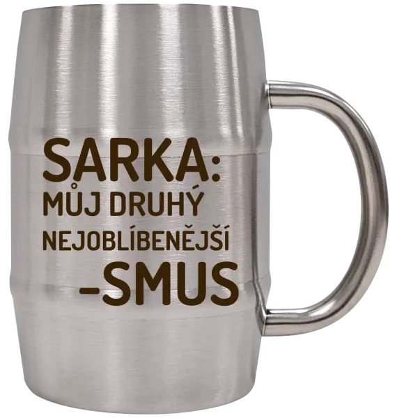 Nerezový chladicí půllitr Sarka- můj druhý nejoblíbenější -smus