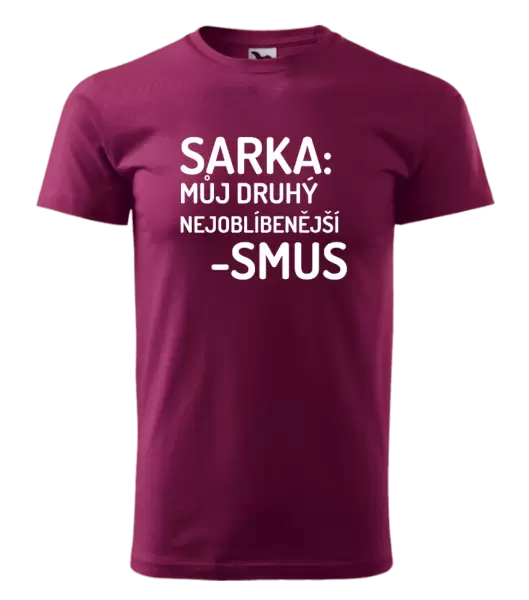 Pánské tričko Sarka- můj druhý nejoblíbenější -smus