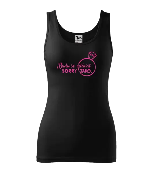 Dámské tílko Budu se vdávat. Sorry jako.