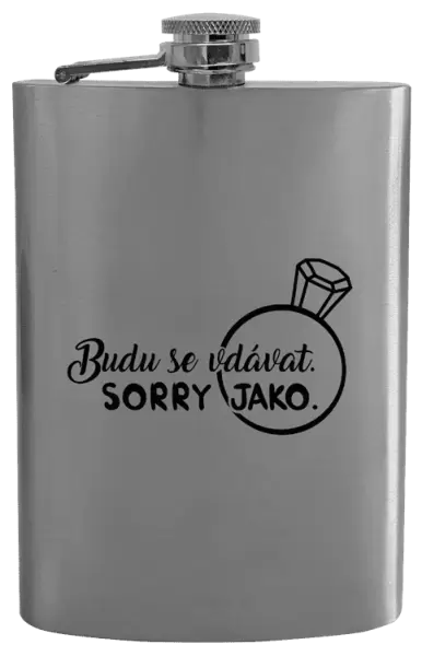 Placatka Budu se vdávat. Sorry jako.