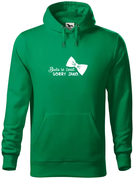 Pánská mikina Budu se ženit. Sorry jako.