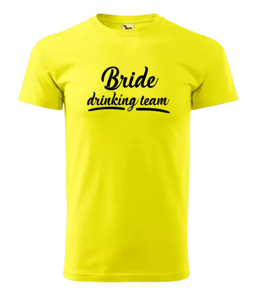 Pánské tričko Bride drinking team