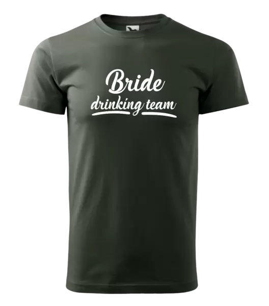 Pánské tričko Bride drinking team