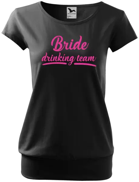 Dámské tričko Bride drinking team