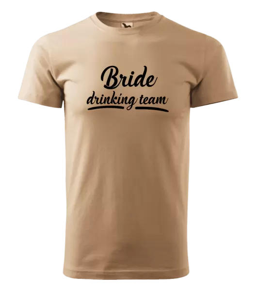Pánské tričko Bride drinking team