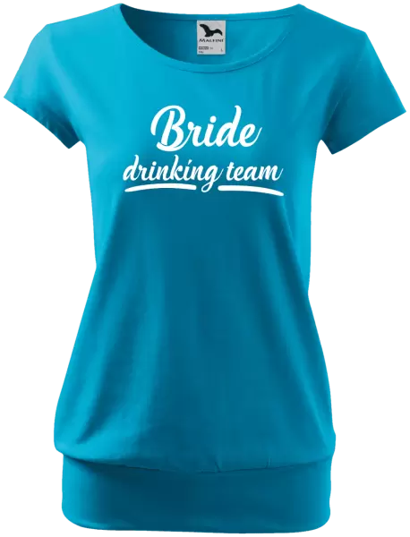 Dámské tričko Bride drinking team