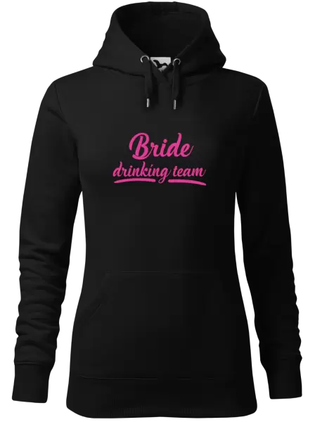 Dámska mikina Bride drinking team