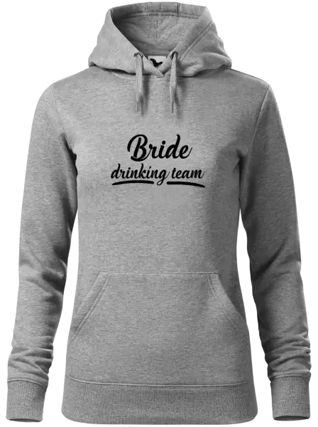 Dámska mikina Bride drinking team