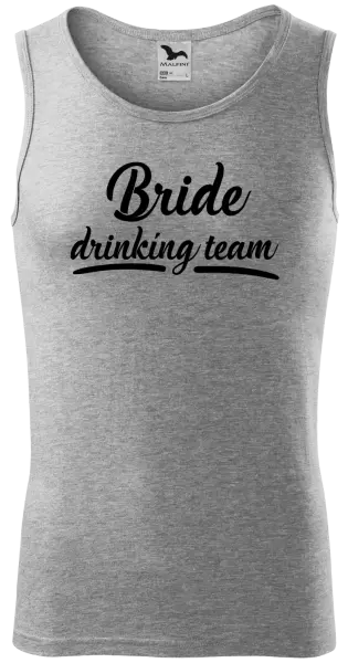 Pánské tílko Bride drinking team