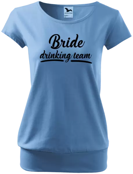 Dámské tričko Bride drinking team